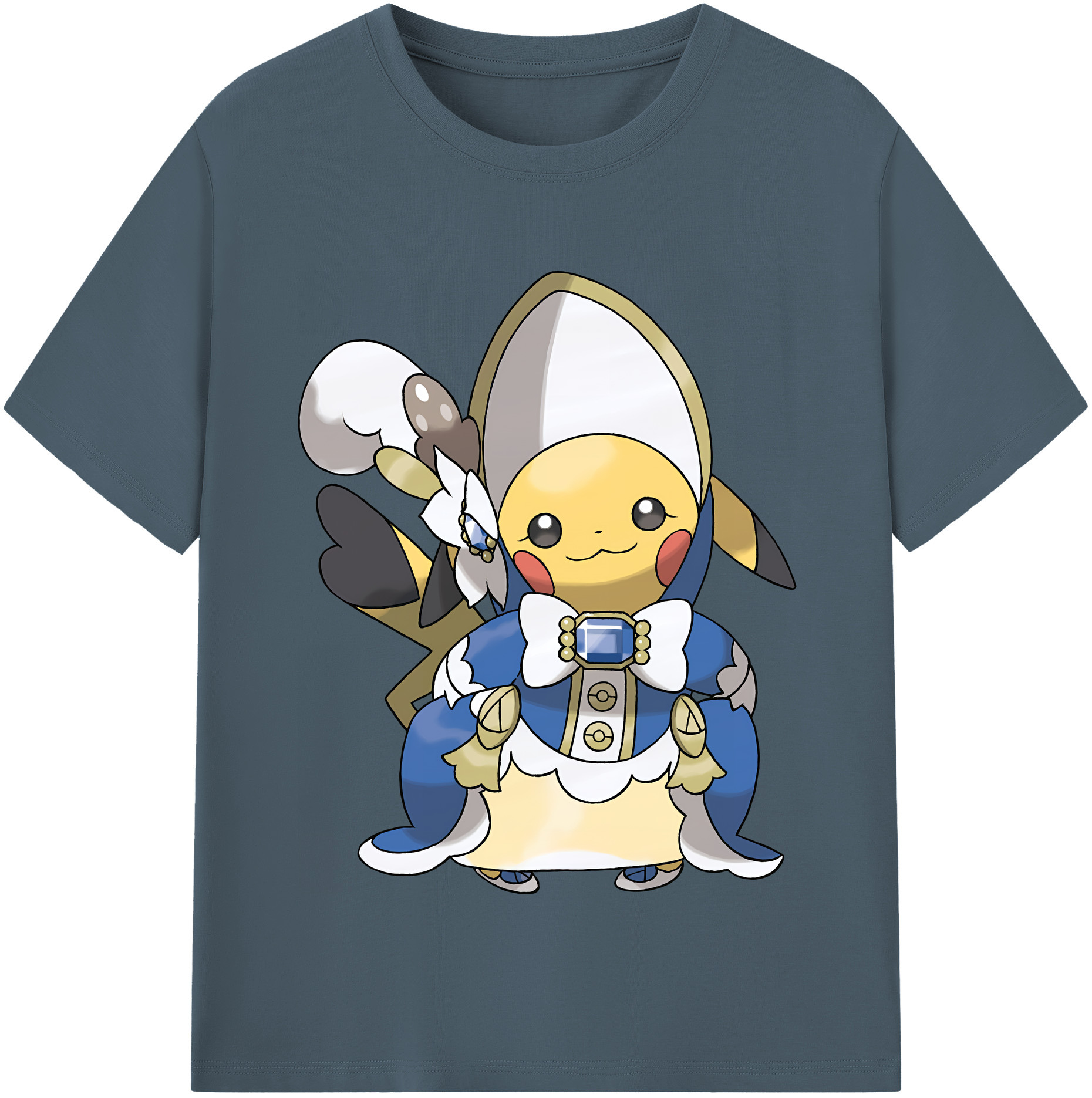 （画像用） ポケットモンスター Pokémon 綿100％半袖Tシャツ（フロントプリント）